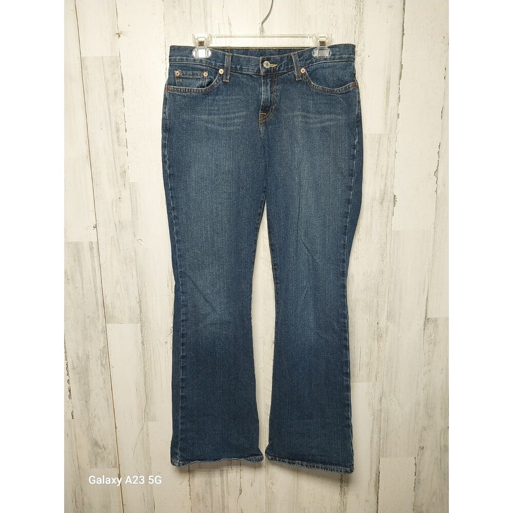 Lucky Brand Mid Rise Flare Size 8